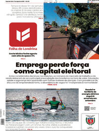 Capa Folha Londrina 31/08/2026