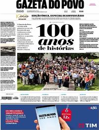 Capa do jornal Gazeta do Povo 02/02/2019