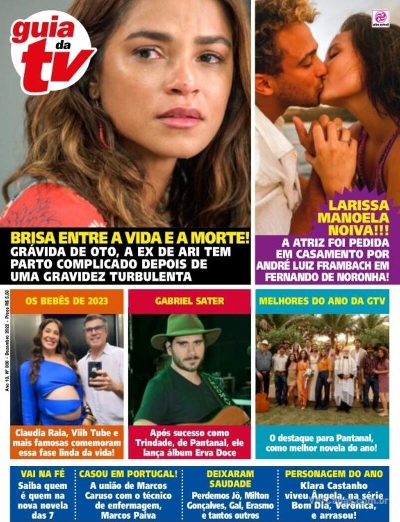 Capa da revista Guia da Tevê 23/12/2022