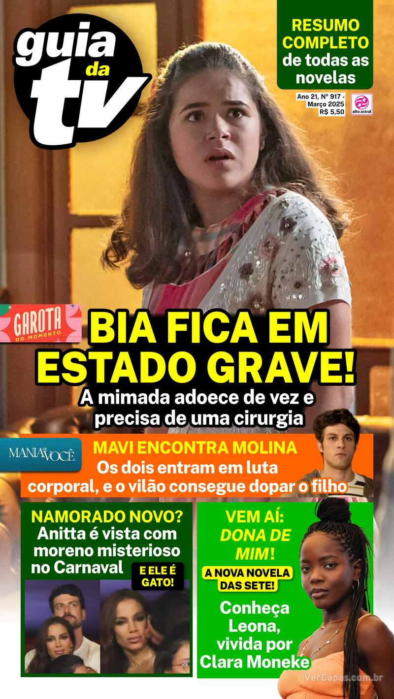 Capa da revista Guia da Tevê 07/03/2025