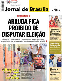Capa do jornal Jornal de Brasília 02/08/2022