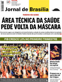 Capa do jornal Jornal de Brasília 03/06/2022