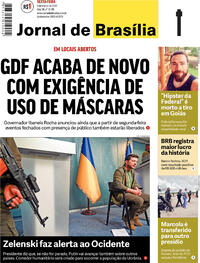 Capa do jornal Jornal de Brasília 04/03/2022