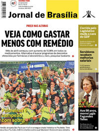 Capa do jornal Jornal de Brasília 04/04/2022