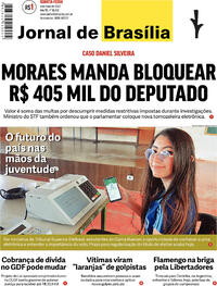 Capa do jornal Jornal de Brasília 04/05/2022