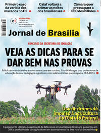 Capa do jornal Jornal de Brasília 04/07/2022