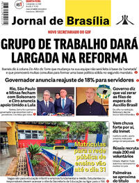 Capa do jornal Jornal de Brasília 05/10/2022