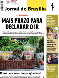 Capa do jornal Jornal de Brasília 06/04/2022
