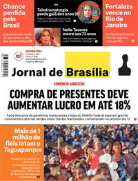 Capa do jornal Jornal de Brasília 06/06/2022
