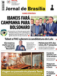 Capa do jornal Jornal de Brasília 06/10/2022