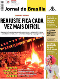 Capa do jornal Jornal de Brasília 07/06/2022