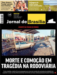 Capa do jornal Jornal de Brasília 07/07/2022