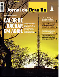 Capa do jornal Jornal de Brasília 08/04/2022