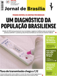 Capa do jornal Jornal de Brasília 10/05/2022