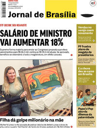 Capa do jornal Jornal de Brasília 11/08/2022