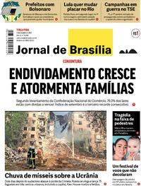 Capa do jornal Jornal de Brasília 11/10/2022