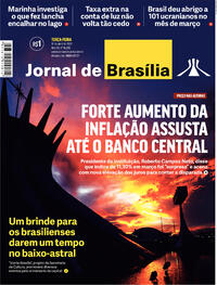 Capa do jornal Jornal de Brasília 12/04/2022