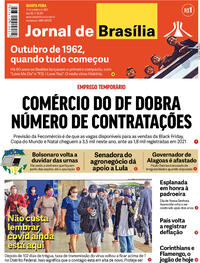 Capa do jornal Jornal de Brasília 12/10/2022