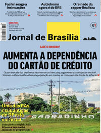 Capa do jornal Jornal de Brasília 13/05/2022