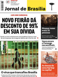 Capa do jornal Jornal de Brasília 14/03/2022