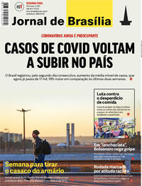 Capa do jornal Jornal de Brasília 16/05/2022