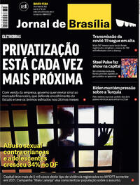 Capa do jornal Jornal de Brasília 18/05/2022
