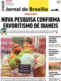 Capa do jornal Jornal de Brasília 18/08/2022