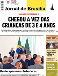 Capa do jornal Jornal de Brasília 19/07/2022