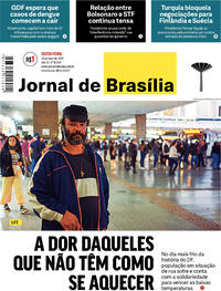 Capa do jornal Jornal de Brasília 20/05/2022