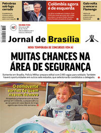 Capa do jornal Jornal de Brasília 20/06/2022