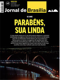 Capa do jornal Jornal de Brasília 21/04/2022