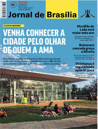 Capa do jornal Jornal de Brasília 22/04/2022