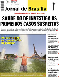 Capa do jornal Jornal de Brasília 22/06/2022