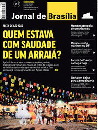 Capa do jornal Jornal de Brasília 23/05/2022