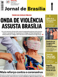 Capa do jornal Jornal de Brasília 24/03/2022