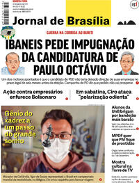 Capa do jornal Jornal de Brasília 24/08/2022