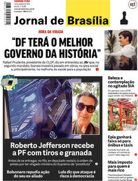 Capa do jornal Jornal de Brasília 24/10/2022