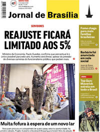 Capa do jornal Jornal de Brasília 26/05/2022