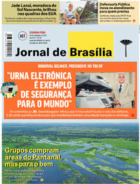 Capa do jornal Jornal de Brasília 26/09/2022
