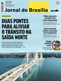 Capa do jornal Jornal de Brasília 27/04/2022