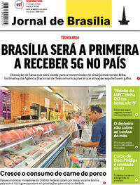 Capa do jornal Jornal de Brasília 27/06/2022