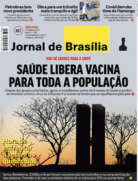 Capa do jornal Jornal de Brasília 28/06/2022