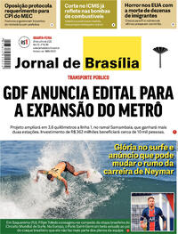 Capa do jornal Jornal de Brasília 29/06/2022