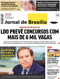 Capa do jornal Jornal de Brasília 30/06/2022