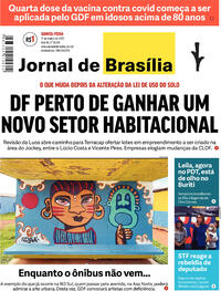 Capa do jornal Jornal de Brasília 31/03/2022