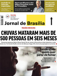 Capa do jornal Jornal de Brasília 31/05/2022