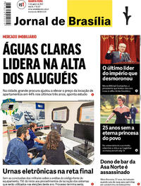 Capa do jornal Jornal de Brasília 31/08/2022