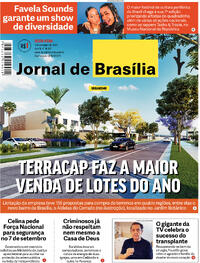 Capa do jornal Jornal de Brasília 01/09/2023