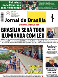 Capa do jornal Jornal de Brasília 01/12/2023