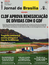 Capa do jornal Jornal de Brasília 04/10/2023